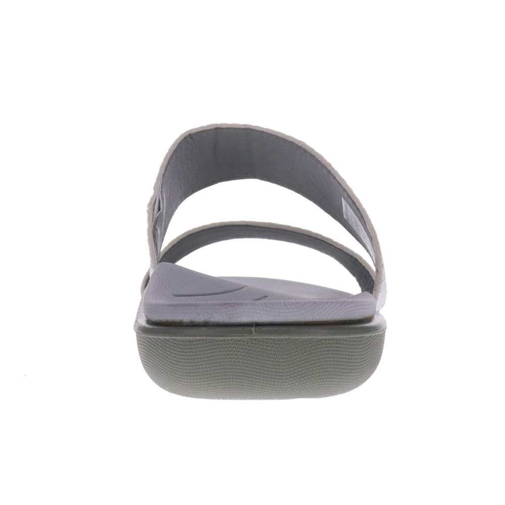 Penang Weave Slide Sandal - Silver
