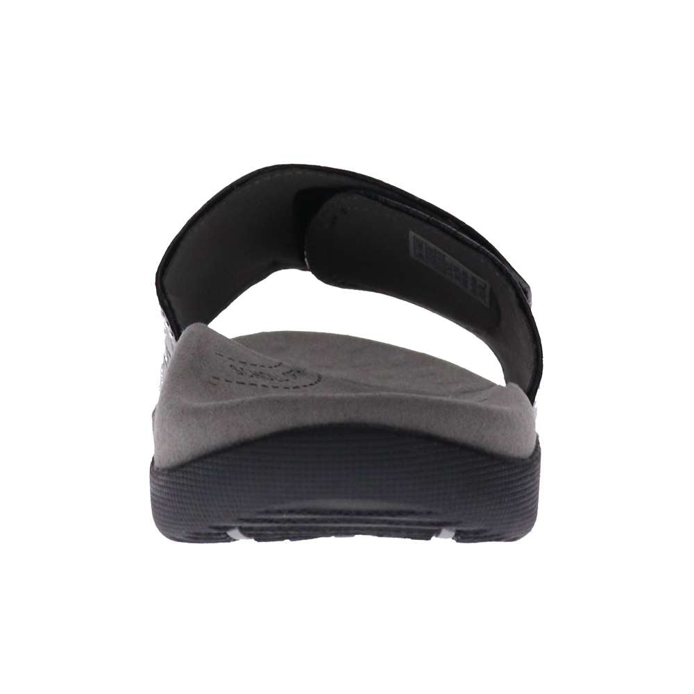 Samos Weave Slide Sandal - Black