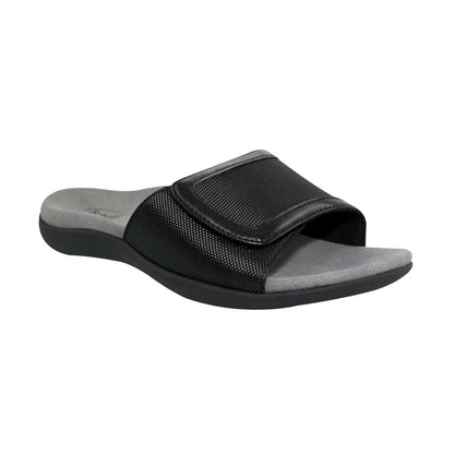 Samos Slide Sandal - Black