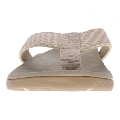 Sonoma Raffia Toe Post Sandal - Gold