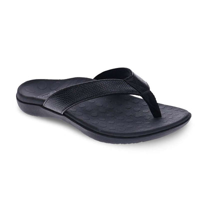 Sonoma Shimmer Toe Post Sandal - Black