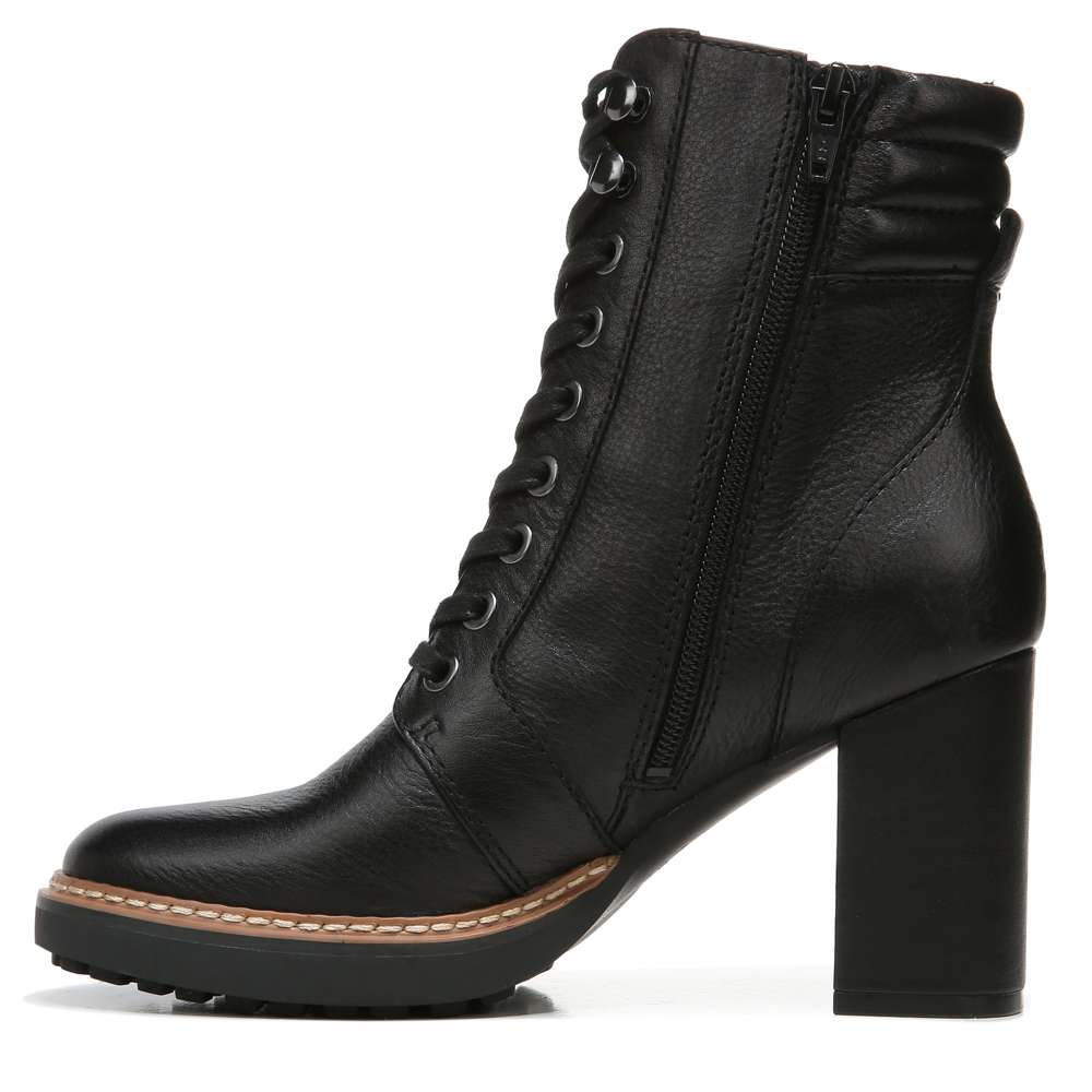 Callie Bootie - Black Leather