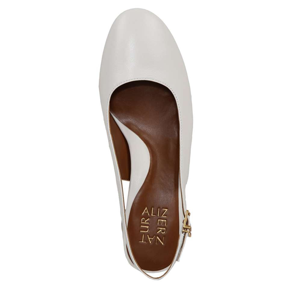Lane Slingback Pump - Warm White