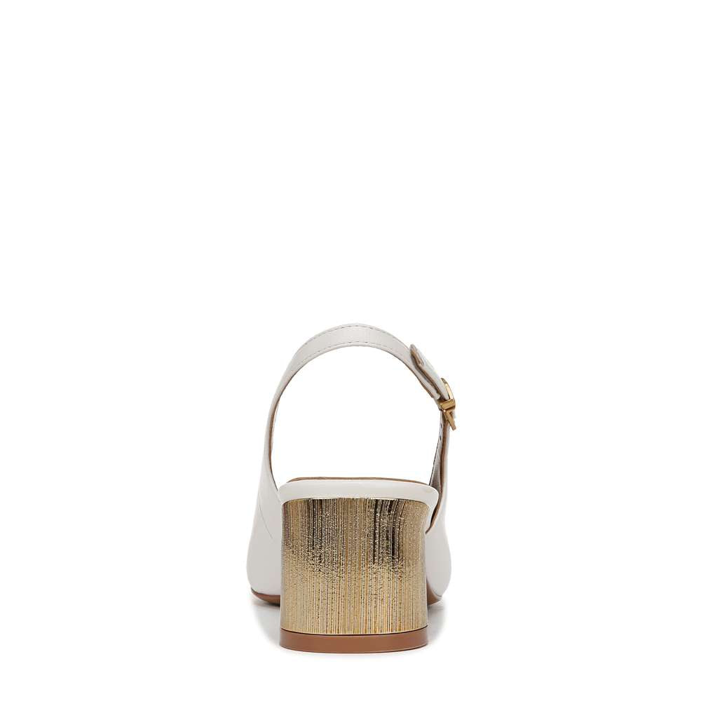 Lane Slingback Pump - Warm White