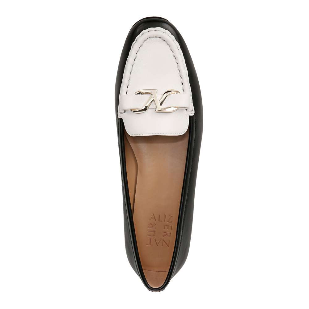 Layla Loafer - Black/Warm White