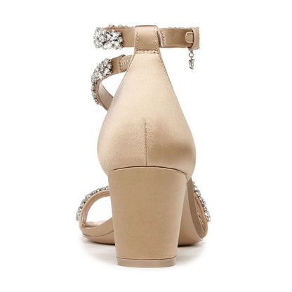 Ahava Heeled Sandal - Pnina Nude