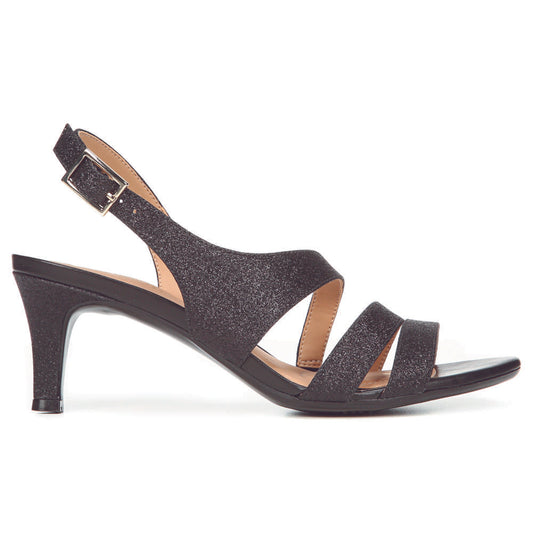 Taimi Heeled Sandal - Black