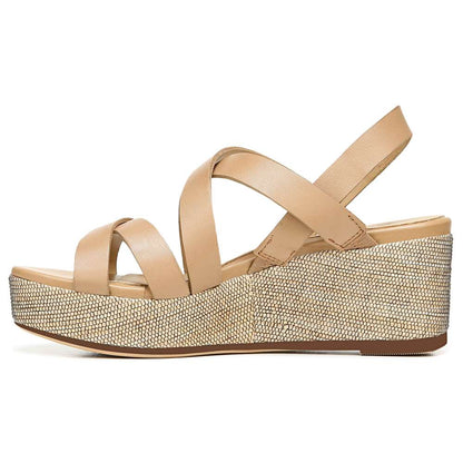 Unique Wedge Sandal - Bamboo