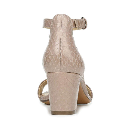 Vera Dress Sandal - Turtledove Snake