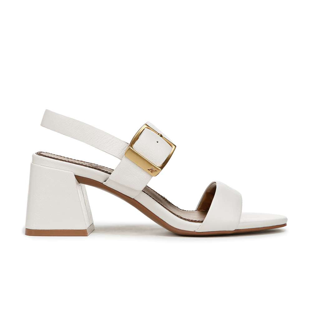 Vicky Dress Heeled Sandal - Warm White