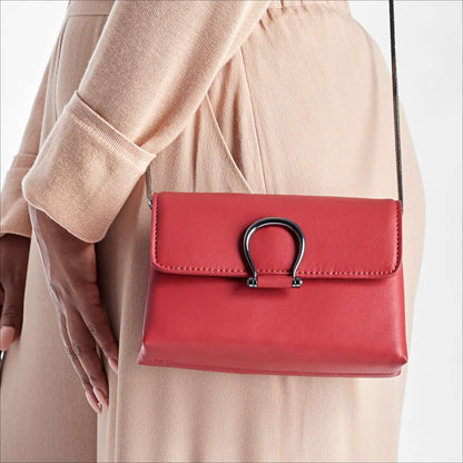 Caleah Clutch Bag - Hot Sauce