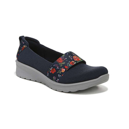 Gracie Slip-On Loafer - Navy Floral