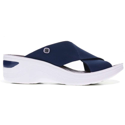 Desire Slide Sandal - Navy