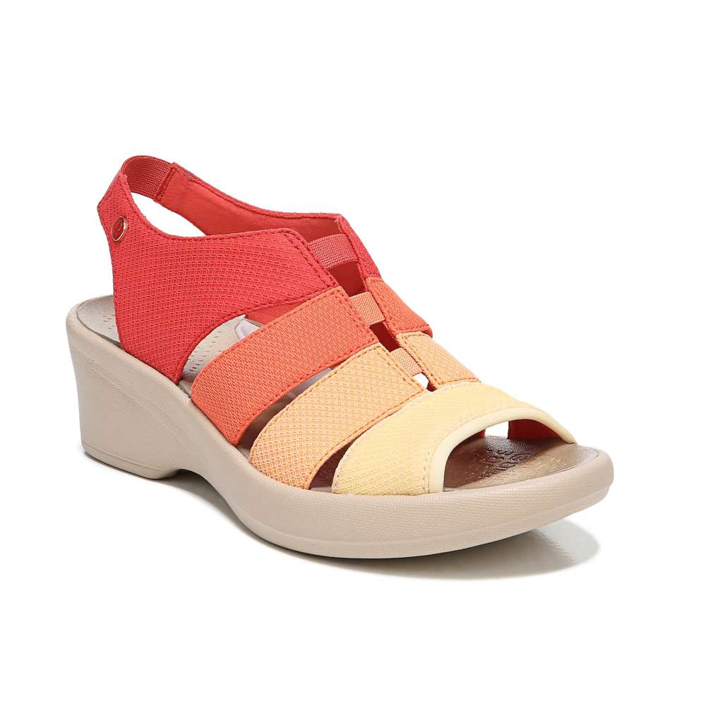 Finale Wedge Sandal - Red Multi