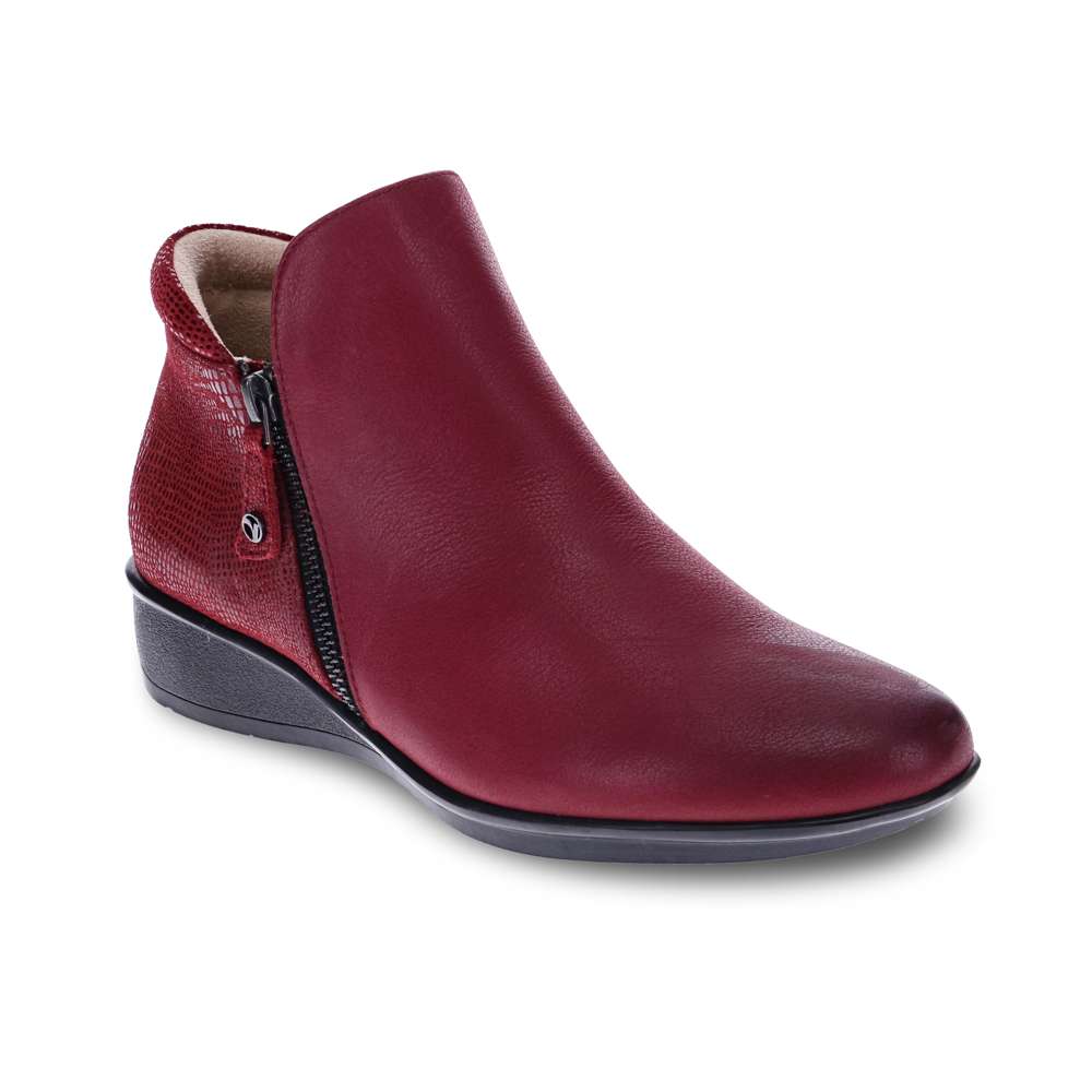 Damascus Boot - Cherry French/Lizard