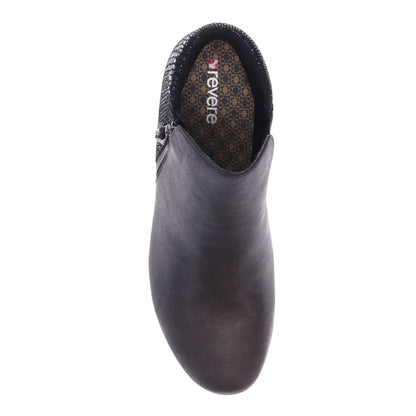 Damascus Boot - Onyx/Black Lizard