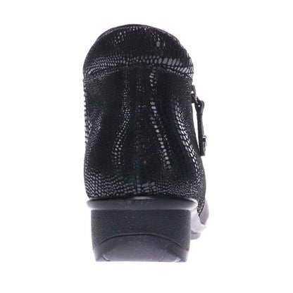 Damascus Boot - Onyx/Black Lizard