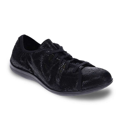 Lyon Lace-Up - Black Lizard