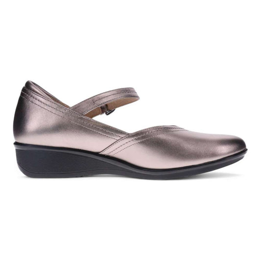 Narita Mary-Jane Flats - Gunmetal