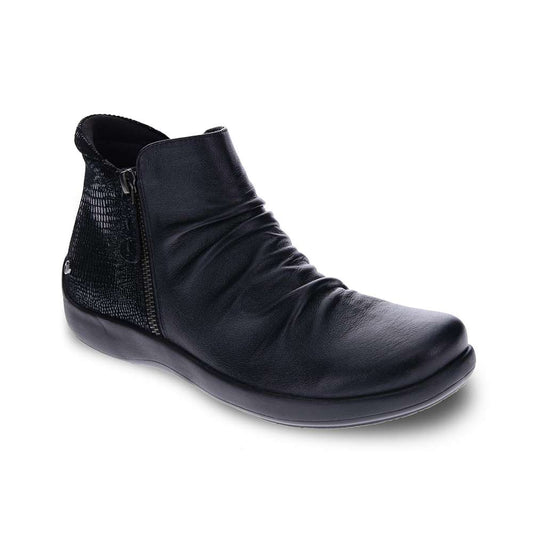 Salzburg Bootie - Black Lizard