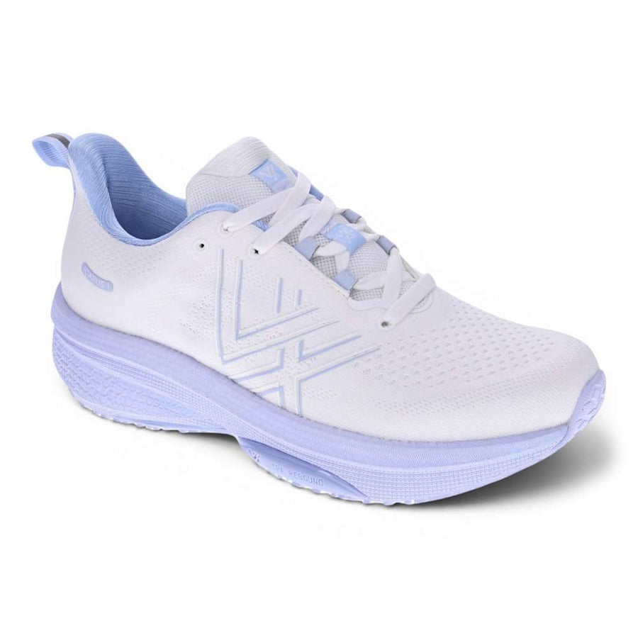 Vitasole Icarus Sneaker Lace-Up Active in White and Mauve