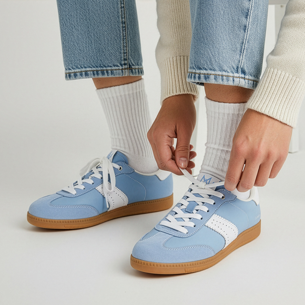 Ramona II Lace-Up Casual Sneaker - Blue/White