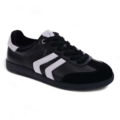 Ramona Lace-Up Casual Sneaker - Black/White