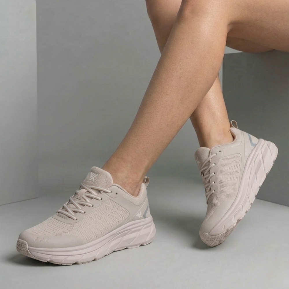 Walker Mesh III Active Sneaker - Ivory