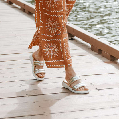 Bonny Slide Sandal - White