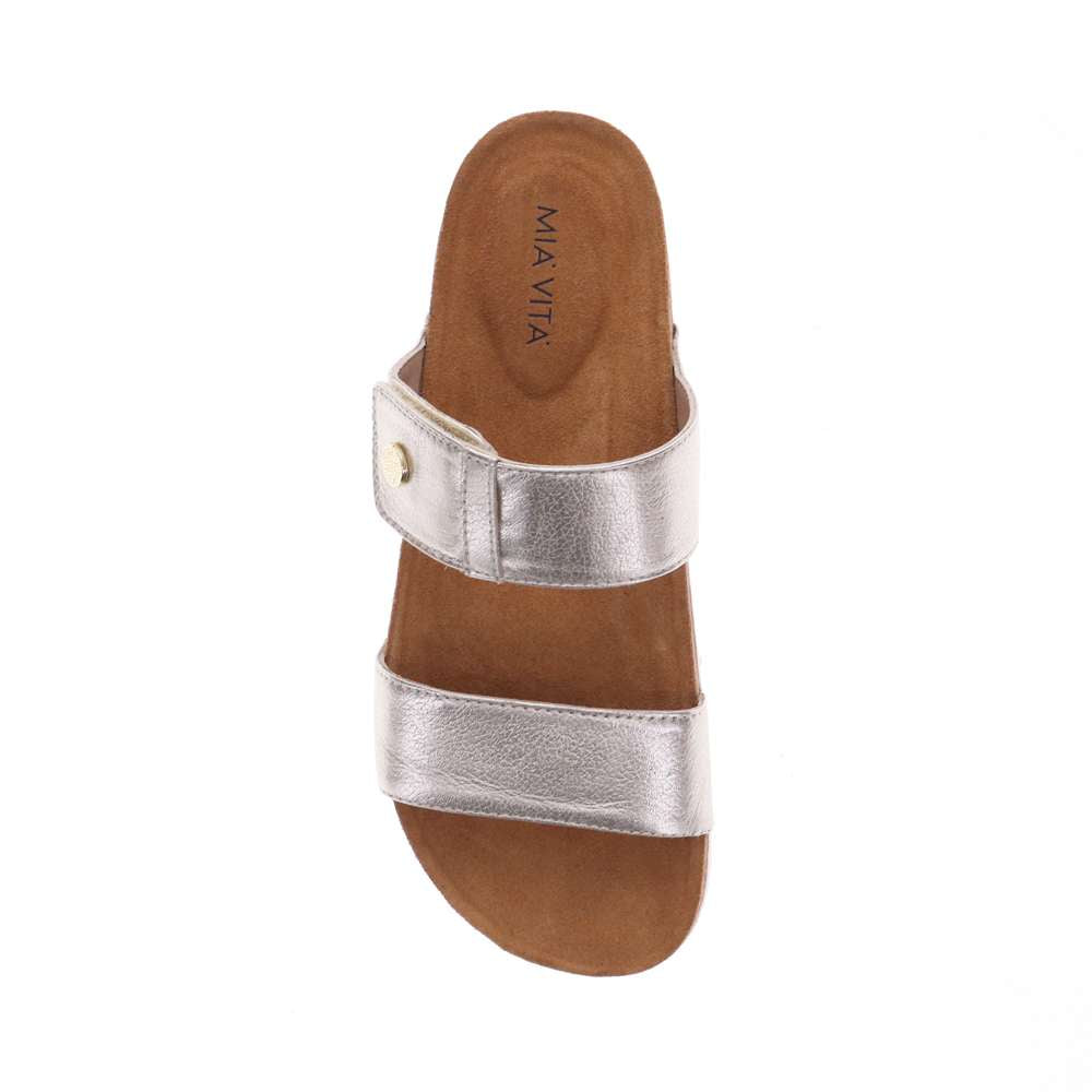 Branch Slide Sandal - Soft Gold