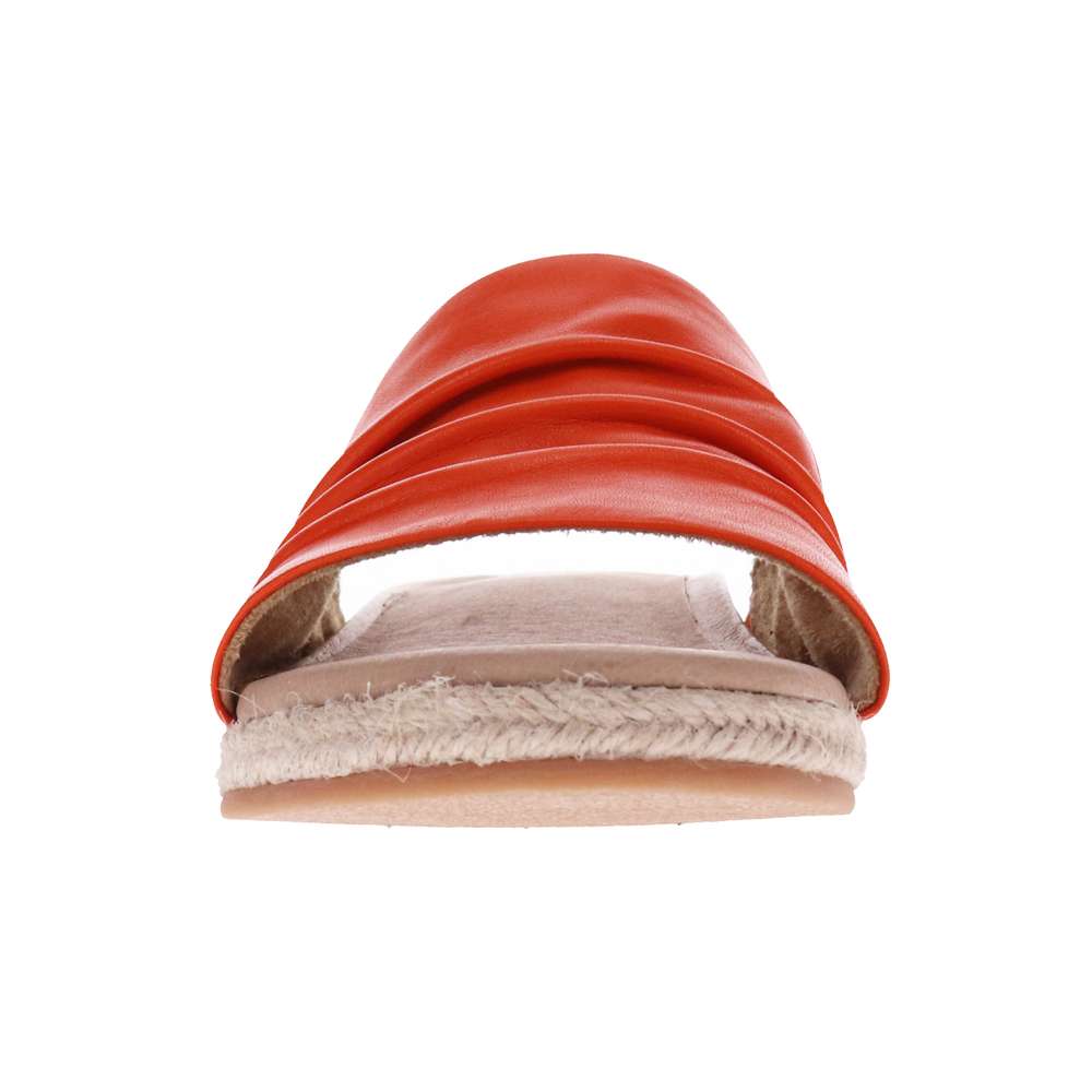 Elle Slide Sandal - Tangerine