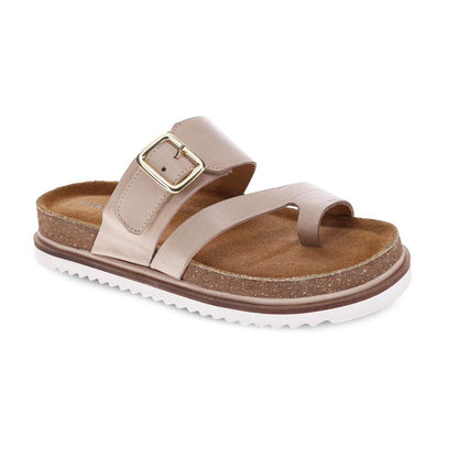 Serena Slide Sandal - Beige