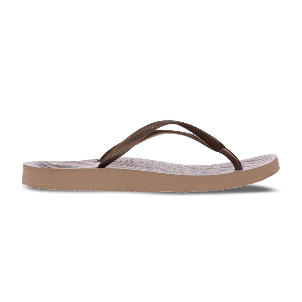 Venice Print Women's Toe Post Sandal - Tiger