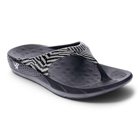 Vitality Toe Post Sandal - Black Zebra