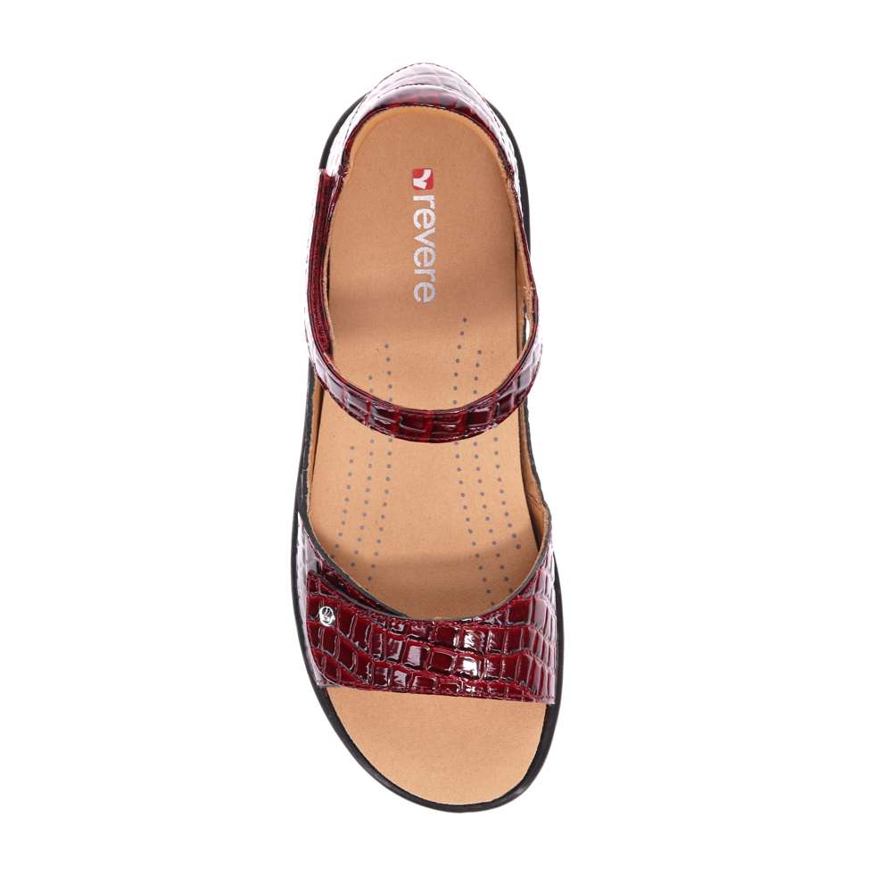 Bali Closed Heel Sandal - Red Croc