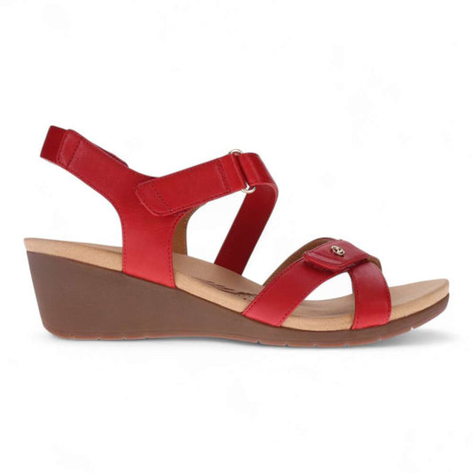 Casablanca Wedge - Ruby Red
