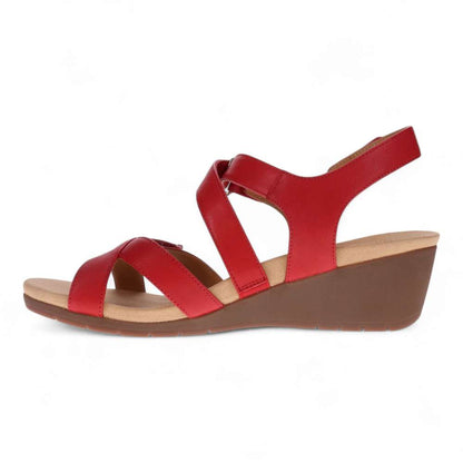 Casablanca Wedge - Ruby Red