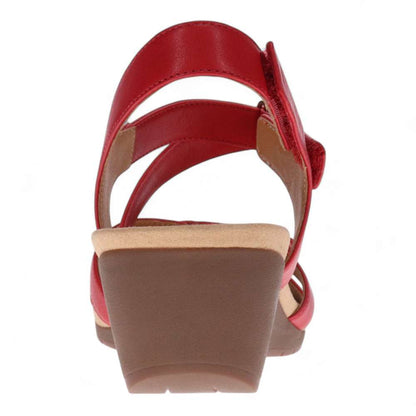 Casablanca Wedge - Ruby Red