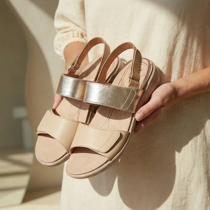 Como Adjustable Slingback Sandal - Sunset Multi