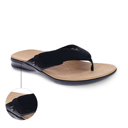 Kauai Toe Post Sandal - Black