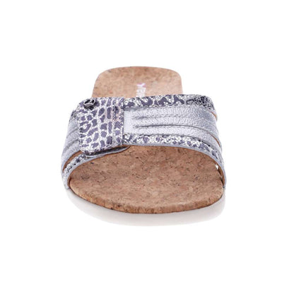 Peru Slide Sandal - Silver Safari