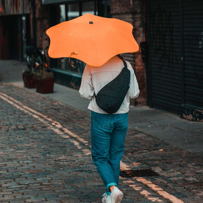 Textured Nylon Backpack - Black