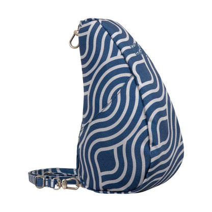Reversible Print Backpack - Blue Wave