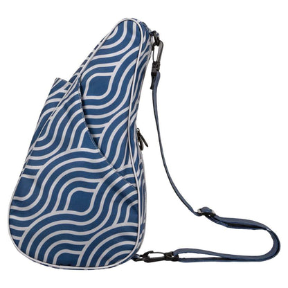 Reversible Print Backpack - Blue Wave