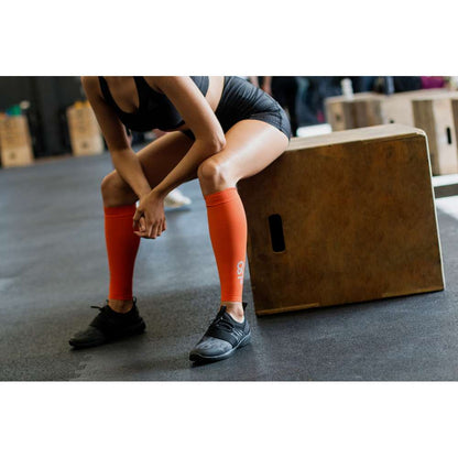 Sports Calf Compression Sleeve  (CS6) - Orange