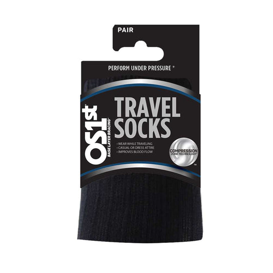 Travel Wellness Compression Socks - Black