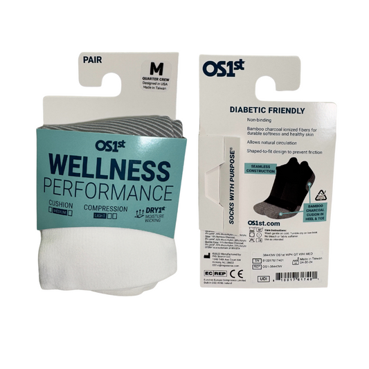 Crew Wellness Performance Sock (WP4) - White