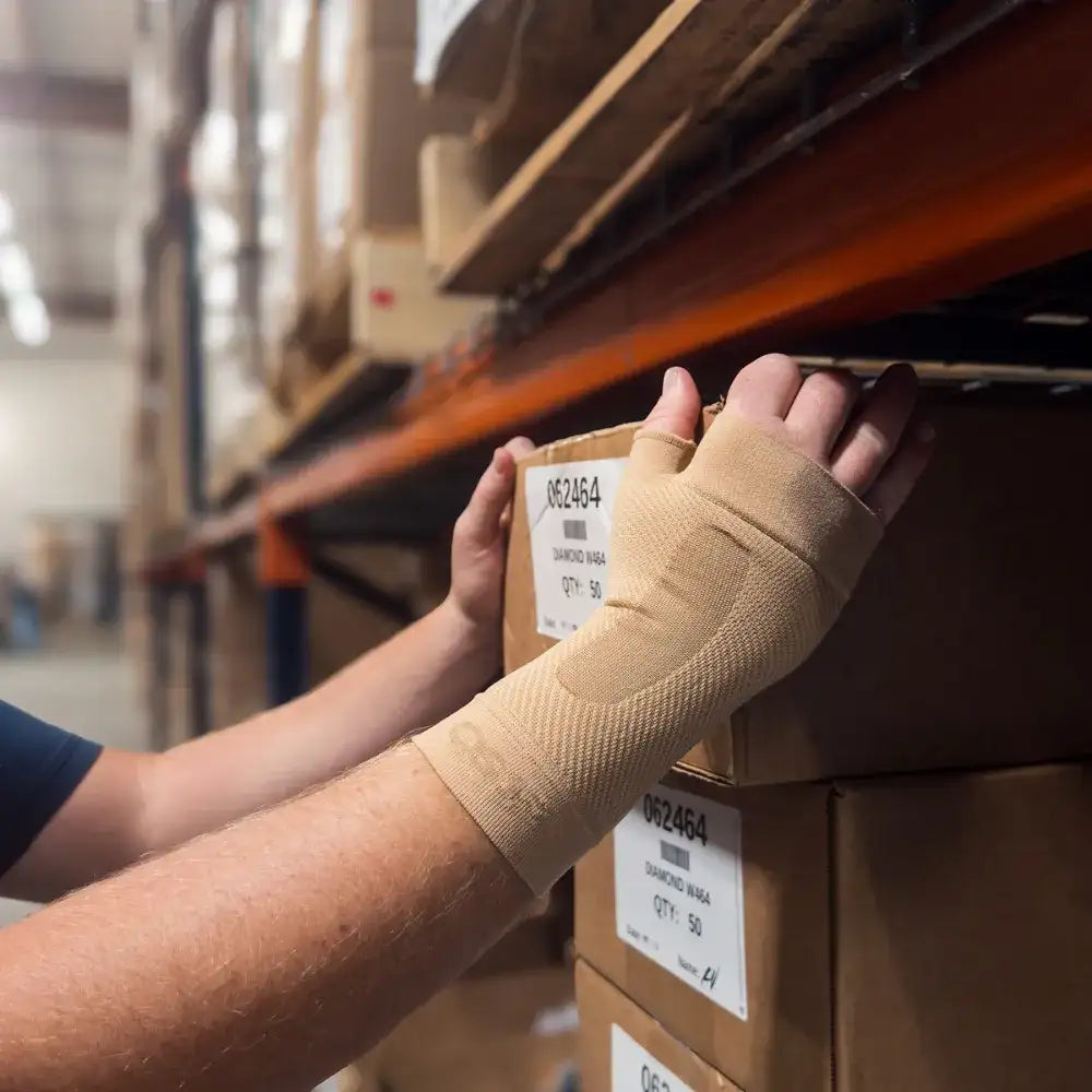 Sports Wrist Compression Sleeve (WS6) - Natural
