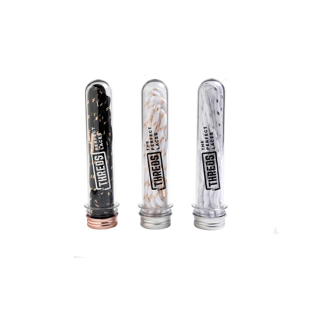 BLING LACES - Gold Lace: Black Pattern: Black