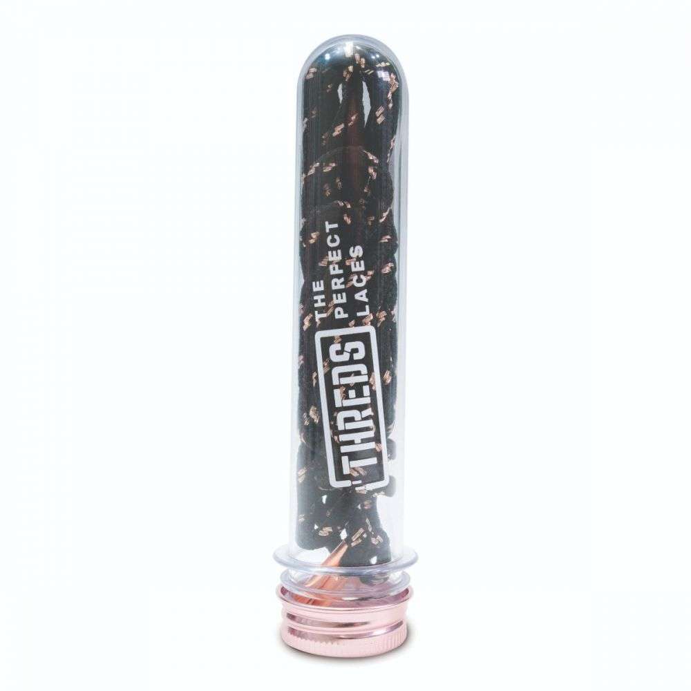Bling Laces - Rose Gold Lace: Black Pattern: Rose Gold
